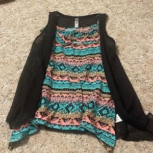 Beautees, Tank Top Set with blouse